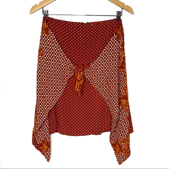Maeve Dresses & Skirts - Maeve Anthropologie Front Wrap Skirt 8